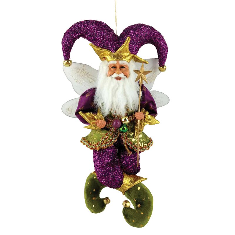 purple fairy figurine